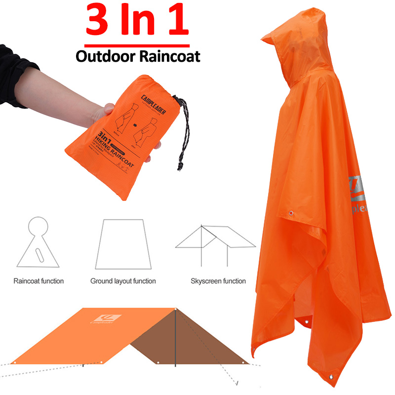 3 In 1 Outdoor Raincoat Hooded - Fishing Rain Suit 评论和价格