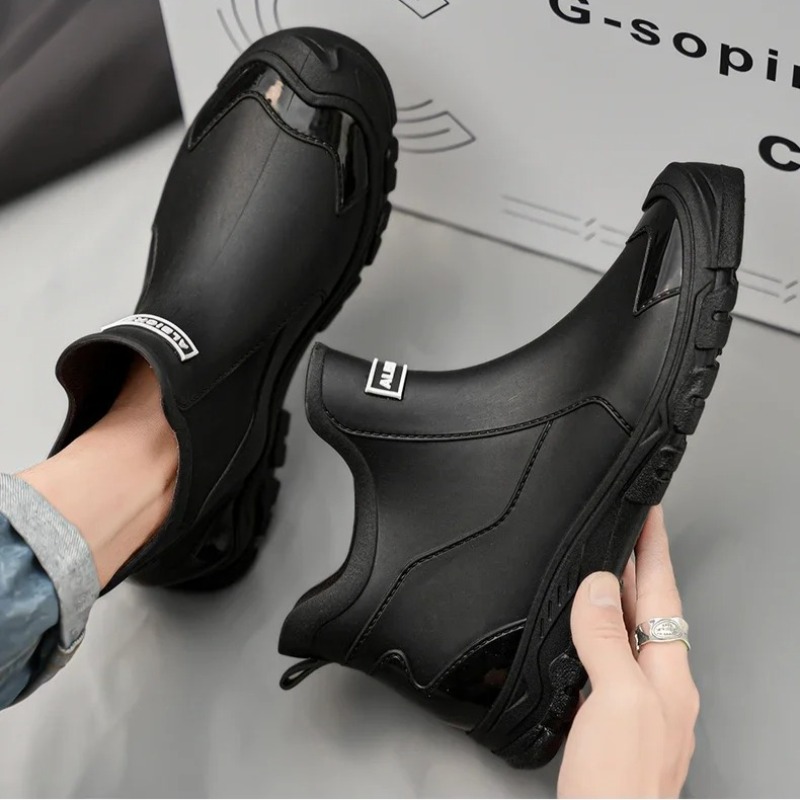 Waterproof Men's Rain Shoes Fa - Fishing Boots 评论和价格
