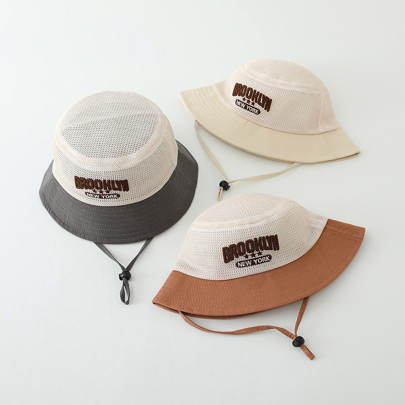 Letter Embroidered Baby Sun Ha - Fishing Hat 评论和价格