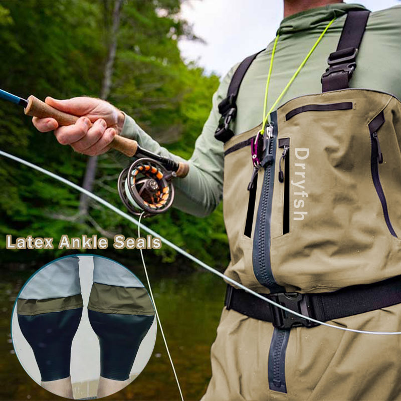 Zippered Waterproof Wader With - Fishing Waders 评论和价格