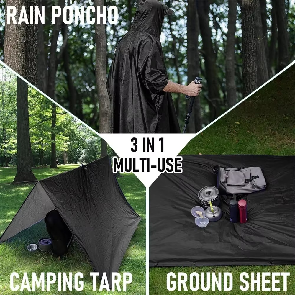 New 3 in 1 Outdoor Raincoat Ho - Fishing Rain Suit 评论和价格