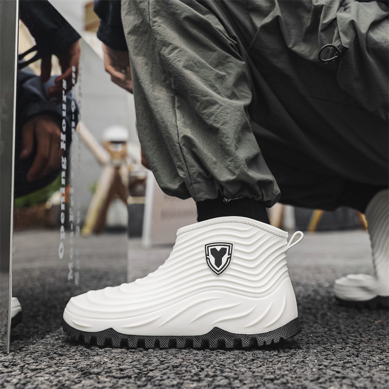 Men's Rain Shoes Fashion Water - Fishing Boots 评论和价格