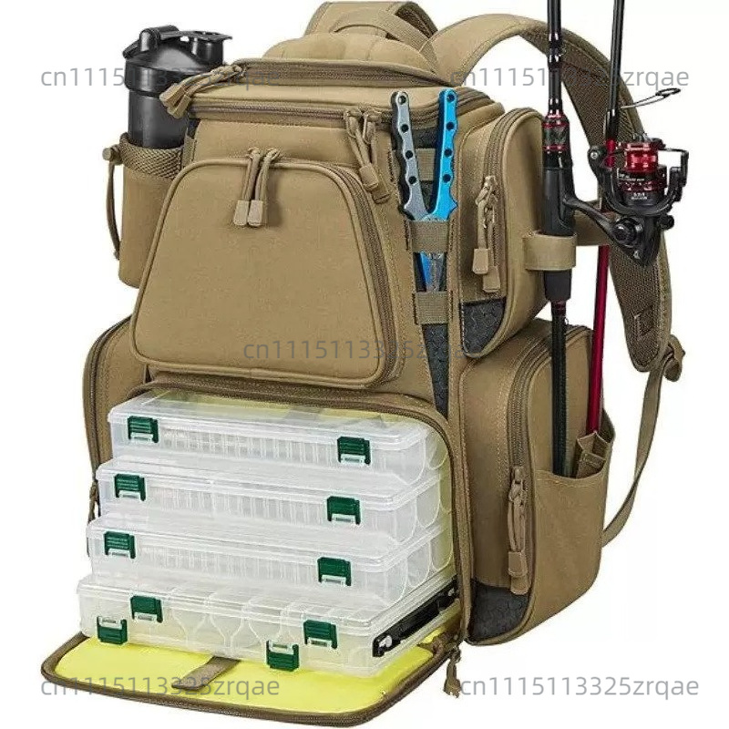 Fishing Gear Backpack with Lar - Fishing Backpack 评论和价格
