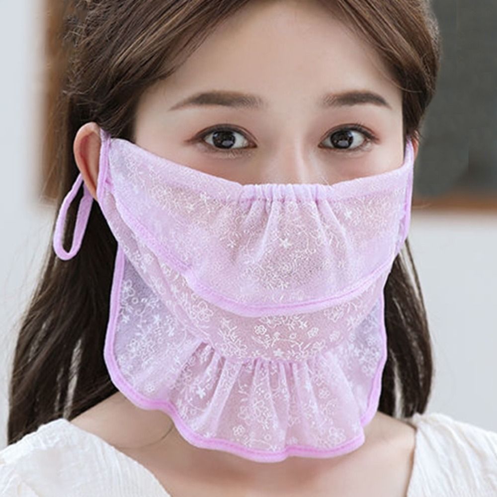 Wrap Cover Scarf Solid Color F - Fishing Mask Sun Protection 评论和价格