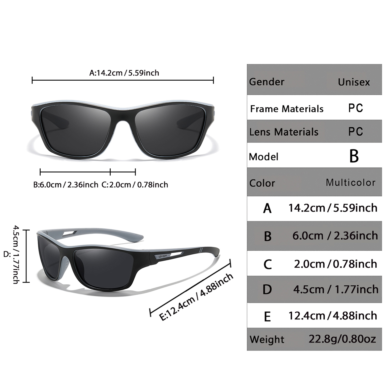LOISRUBY Polaring Lenses Cycli - Fishing Sunglasses Polarized 评论和价格