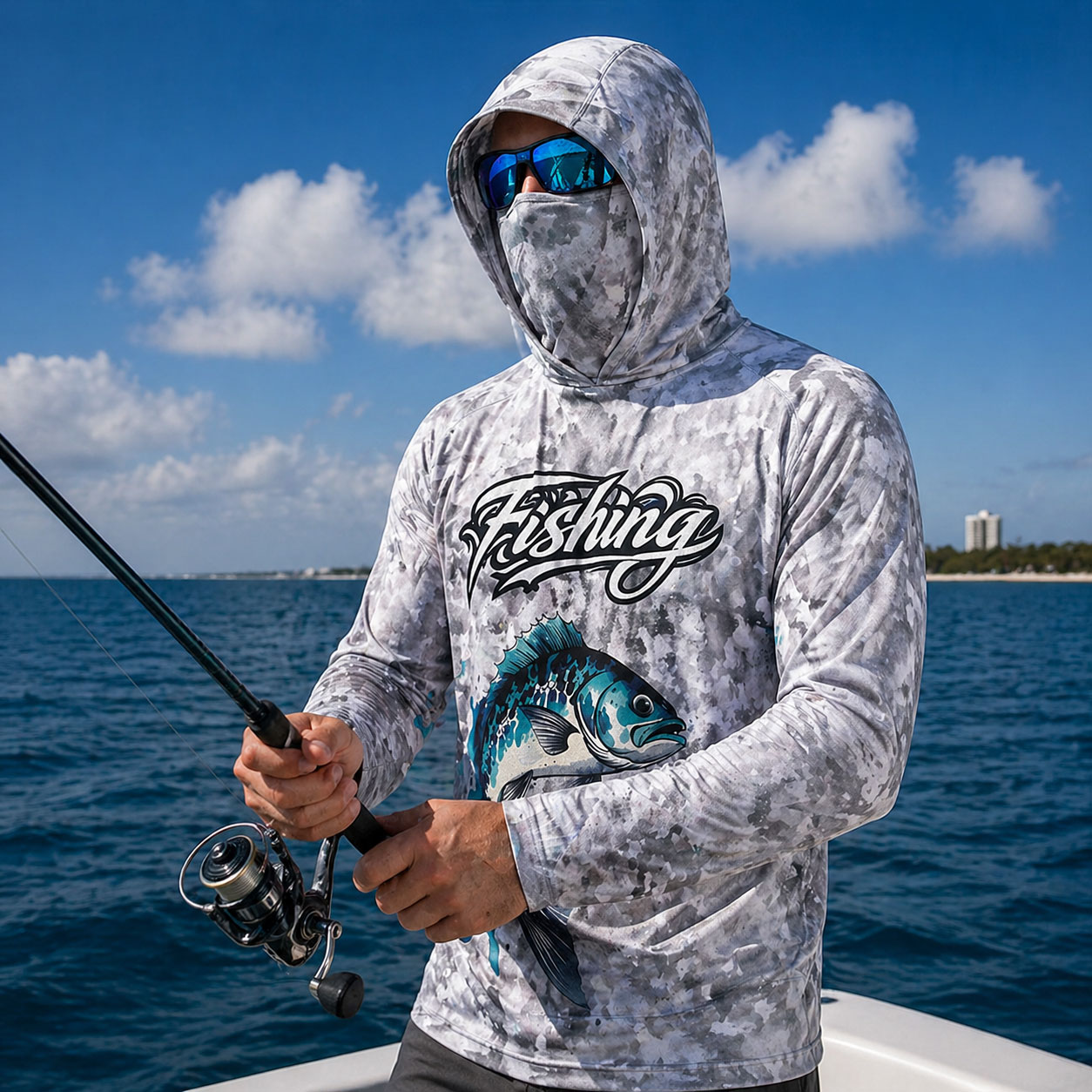 Fishing Shirt Hooded Men Fishi - Fishing Hoodie 评论和价格