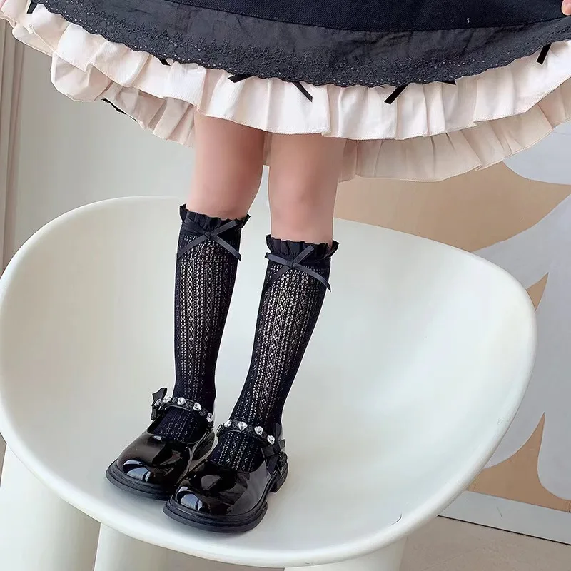 Girls Long Tube Lace Stockings - Fishing Socks 评论和价格
