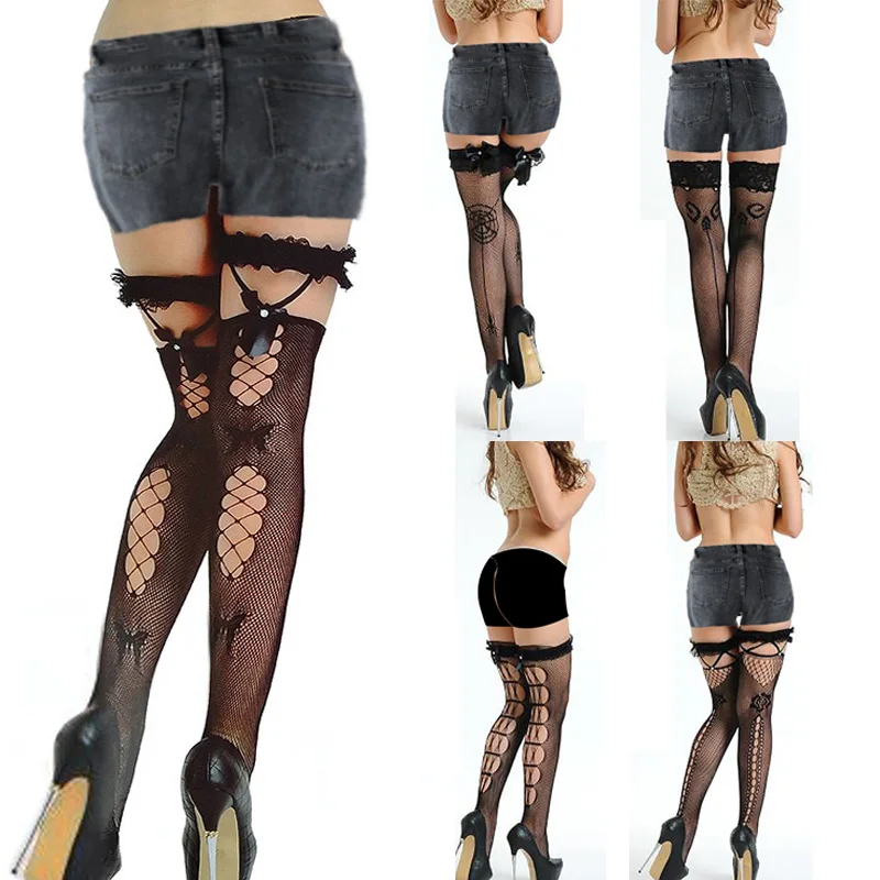 Hollow Out Lace Fish Net Stock - Fishing Socks 评论和价格
