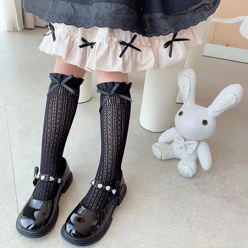 Girls Long Tube Lace Stockings - Fishing Socks 评论和价格